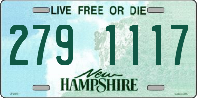 NH license plate 2791117