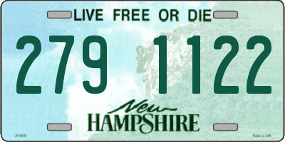 NH license plate 2791122