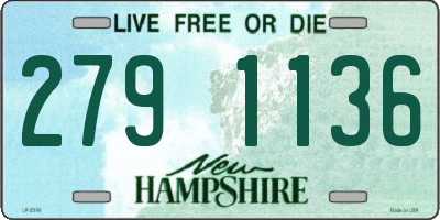 NH license plate 2791136