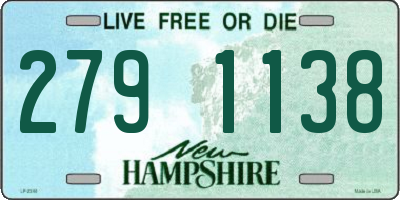 NH license plate 2791138