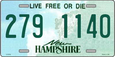 NH license plate 2791140