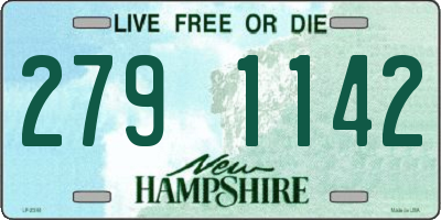 NH license plate 2791142