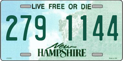NH license plate 2791144