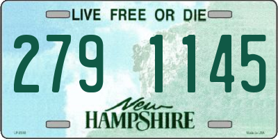 NH license plate 2791145