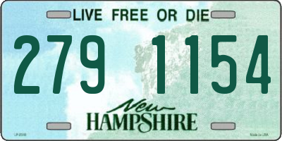 NH license plate 2791154