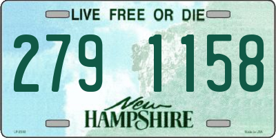 NH license plate 2791158