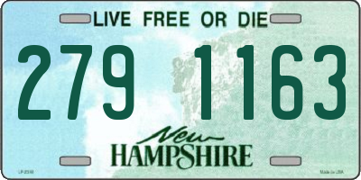 NH license plate 2791163