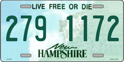 NH license plate 2791172