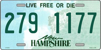 NH license plate 2791177