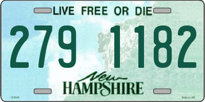 NH license plate 2791182