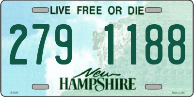 NH license plate 2791188