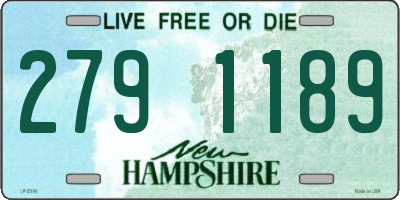 NH license plate 2791189