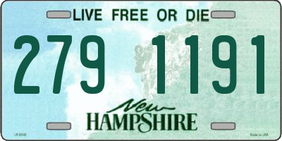 NH license plate 2791191