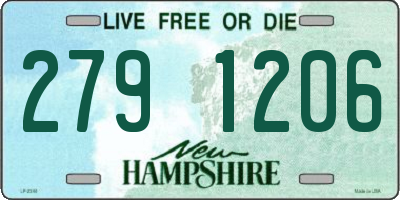 NH license plate 2791206