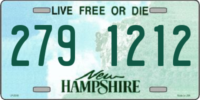 NH license plate 2791212