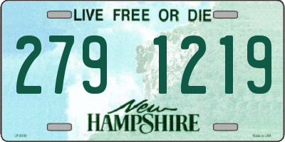 NH license plate 2791219