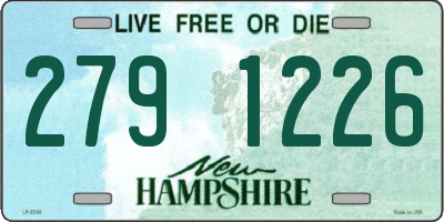 NH license plate 2791226
