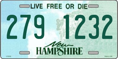 NH license plate 2791232