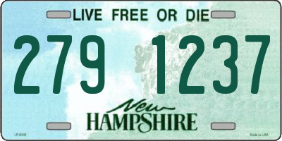 NH license plate 2791237