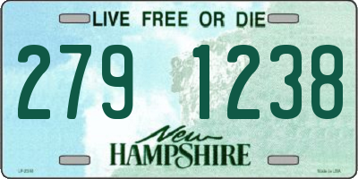 NH license plate 2791238