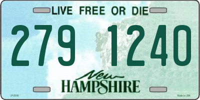 NH license plate 2791240