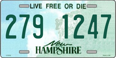 NH license plate 2791247