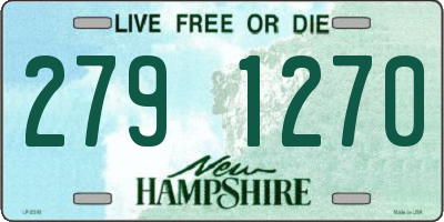 NH license plate 2791270
