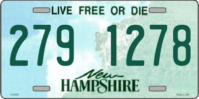 NH license plate 2791278