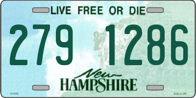 NH license plate 2791286