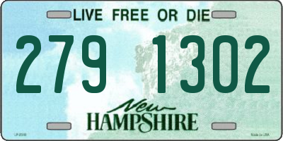 NH license plate 2791302