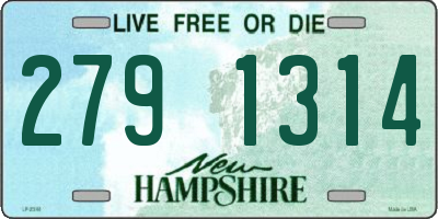 NH license plate 2791314