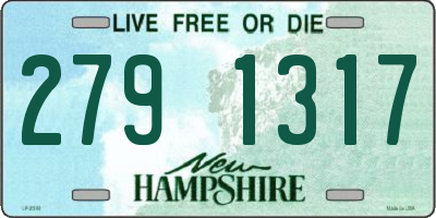 NH license plate 2791317