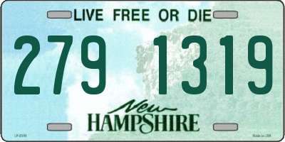 NH license plate 2791319