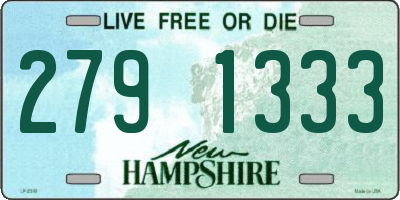 NH license plate 2791333