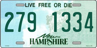 NH license plate 2791334