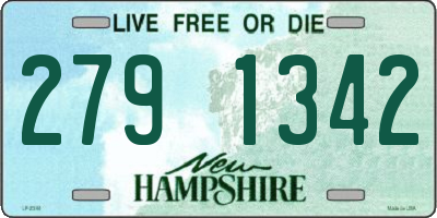 NH license plate 2791342
