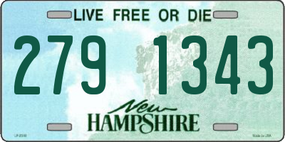 NH license plate 2791343