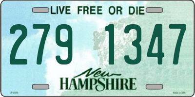 NH license plate 2791347