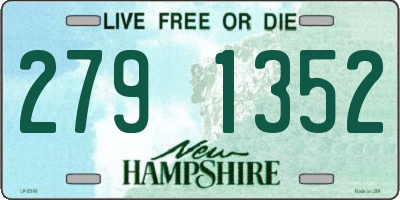 NH license plate 2791352