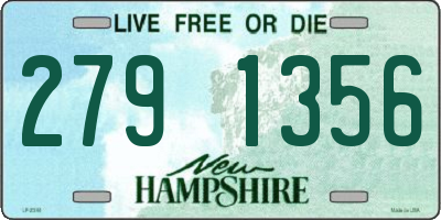 NH license plate 2791356