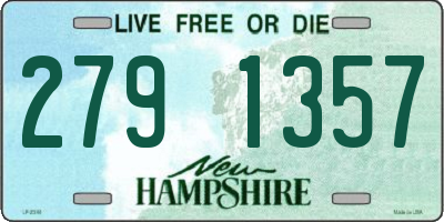 NH license plate 2791357