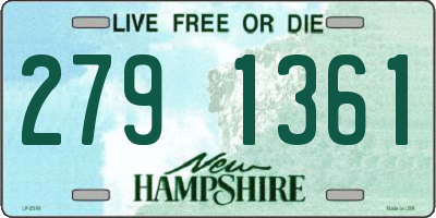 NH license plate 2791361