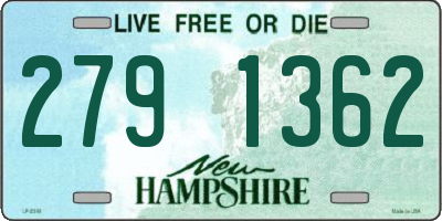 NH license plate 2791362