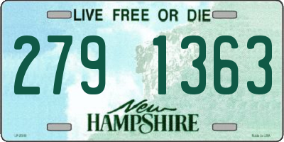NH license plate 2791363