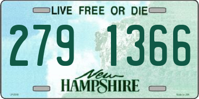 NH license plate 2791366