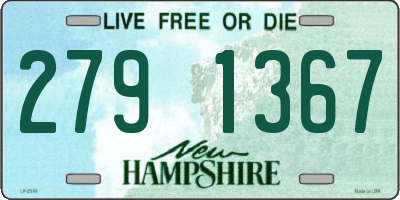 NH license plate 2791367