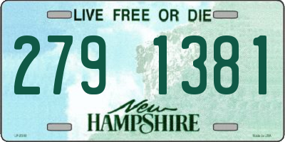 NH license plate 2791381