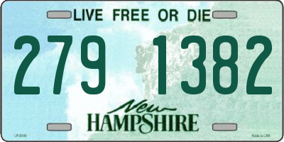 NH license plate 2791382
