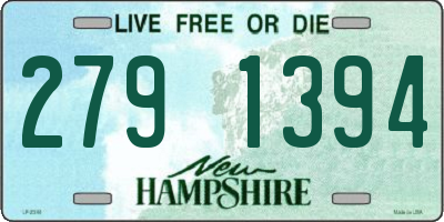 NH license plate 2791394