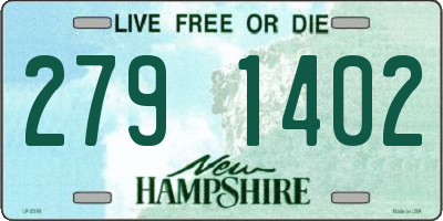 NH license plate 2791402